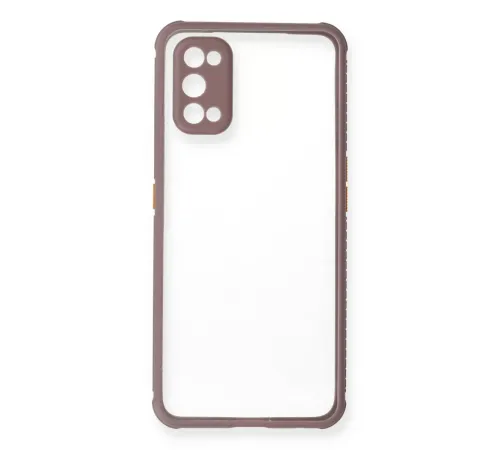 Realme 7 Pro Kılıf Miami Şeffaf Silikon - Açık Mor