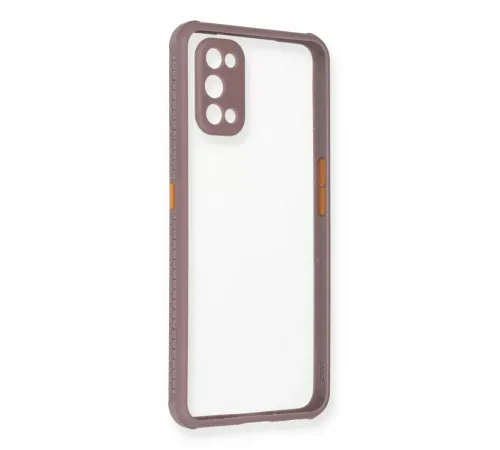 Realme 7 Pro Kılıf Miami Şeffaf Silikon - Açık Mor