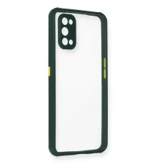 Realme 7 Pro Kılıf Miami Şeffaf Silikon - Koyu Yeşil