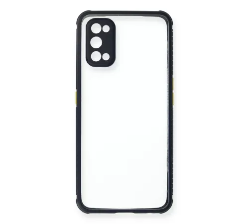 Realme 7 Pro Kılıf Miami Şeffaf Silikon - Lacivert