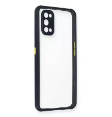Realme 7 Pro Kılıf Miami Şeffaf Silikon - Lacivert