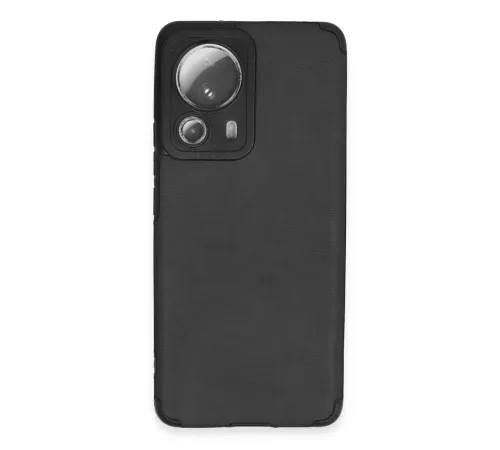 Xiaomi Mi 13 Lite Kılıf Loop Deri Silikon - Siyah
