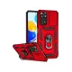 Xiaomi Redmi Note 11 Pro Kılıf Pars Lens Yüzüklü Silikon - Kırmızı