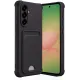 Samsung Galaxy A36 Kılıf Kelvin Kartvizitli Silikon - Siyah