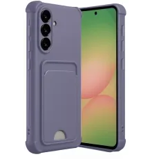 Samsung Galaxy A36 Kılıf Kelvin Kartvizitli Silikon - Lila