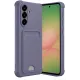 Samsung Galaxy A36 Kılıf Kelvin Kartvizitli Silikon - Lila