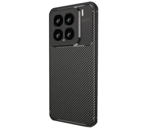 Xiaomi Mi 15 Kılıf Auto Focus Karbon Kapak - Siyah