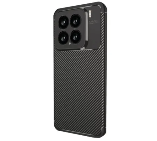 Xiaomi Mi 15 Kılıf Auto Focus Karbon Kapak - Siyah