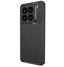 Xiaomi Mi 15 Kılıf Auto Focus Karbon Kapak - Siyah