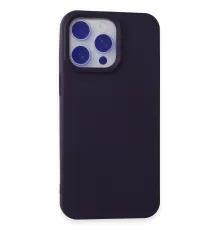 Apple iPhone 15 Pro Max Kılıf Nano içi Kadife Silikon - Mor