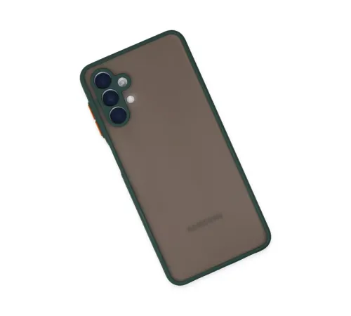 Samsung Galaxy A04S Kılıf Montreal Silikon Kapak - Yeşil