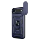 Apple iPhone 17 Air Pars Lens Yüzüklü Silikon - Lacivert
