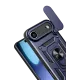 Apple iPhone 17 Air Pars Lens Yüzüklü Silikon - Lacivert