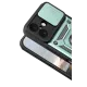 Apple iPhone 17 Pars Lens Yüzüklü Silikon - Yeşil