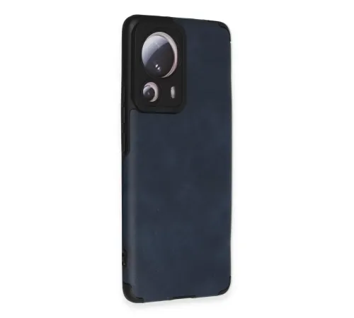 Xiaomi Mi 13 Lite Kılıf Loop Deri Silikon - Lacivert