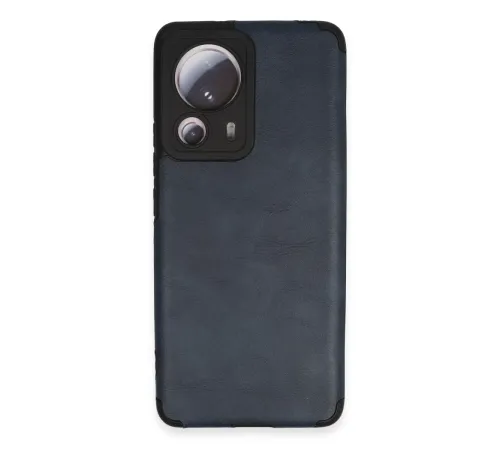 Xiaomi Mi 13 Lite Kılıf Loop Deri Silikon - Lacivert