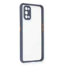 Realme 7 Pro Kılıf Miami Şeffaf Silikon - Gri