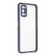 Realme 7 Pro Kılıf Miami Şeffaf Silikon - Gri