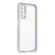 Realme 7 Kılıf Miami Şeffaf Silikon - Lila