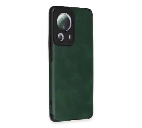 Xiaomi Mi 13 Lite Kılıf Loop Deri Silikon - Yeşil