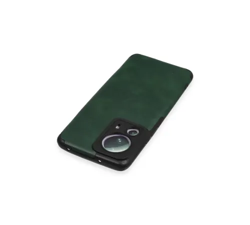 Xiaomi Mi 13 Lite Kılıf Loop Deri Silikon - Yeşil