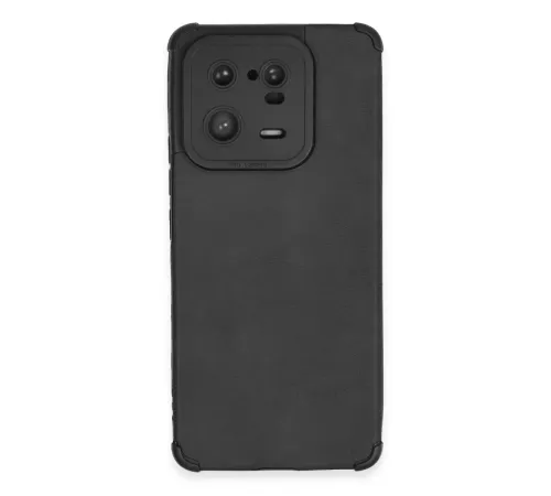 Xiaomi Mi 13 Pro Kılıf Loop Deri Silikon - Siyah