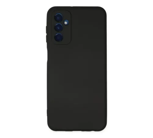 Samsung Galaxy M23 Kılıf Nano içi Kadife Silikon - Siyah