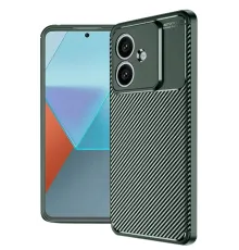 A3 Kılıf Auto Focus Karbon Kapak - Koyu Yeşil