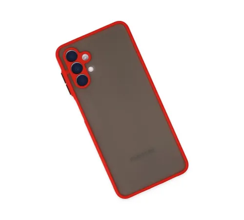 Samsung Galaxy A04S Kılıf Montreal Silikon Kapak - Kırmızı