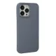 Apple iPhone 15 Pro Max Kılıf Nano içi Kadife Silikon - Gri