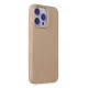 Apple iPhone 15 Pro Max Kılıf Nano içi Kadife Silikon - Pudra