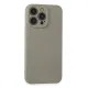 Apple iPhone 15 Pro Max Kılıf Nano içi Kadife Silikon - Beyaz Titanyum
