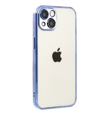 Apple iPhone 15 Lensli Silikon - Açık Mavi