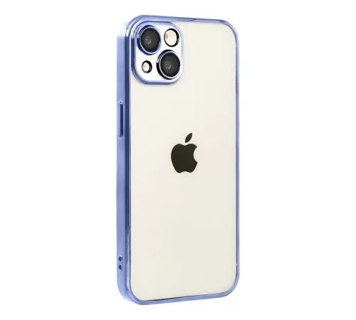 Apple iPhone 15 Lensli Silikon - Açık Mavi