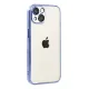 Apple iPhone 15 Lensli Silikon - Açık Mavi