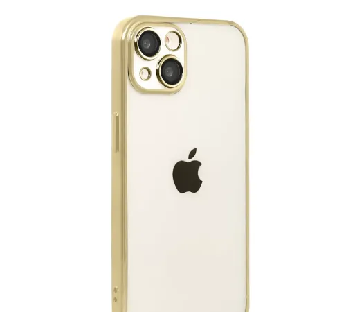 Apple iPhone 15 Lensli Silikon - Gold