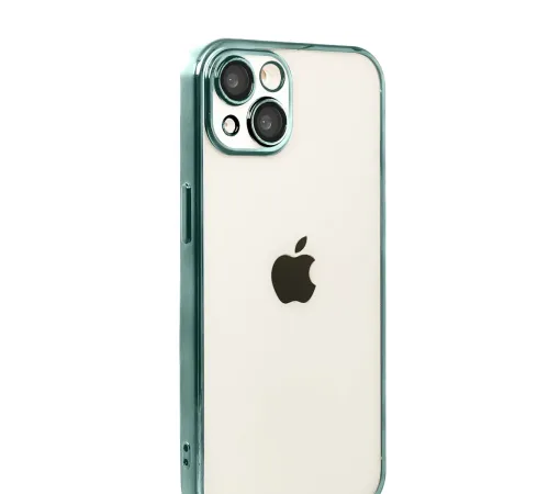 Apple iPhone 15 Lensli Silikon - Yeşil