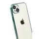Apple iPhone 15 Lensli Silikon - Yeşil