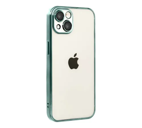 Apple iPhone 15 Lensli Silikon - Yeşil