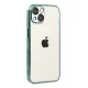 Apple iPhone 15 Lensli Silikon - Yeşil