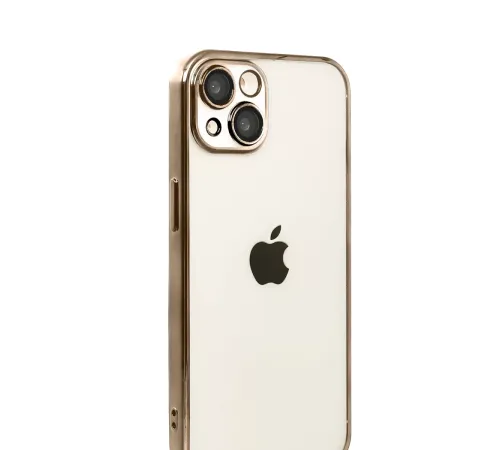 Apple iPhone 15 Lensli Silikon - Çöl Titanyum