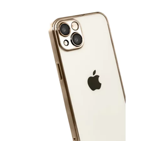 Apple iPhone 15 Lensli Silikon - Çöl Titanyum