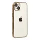 Apple iPhone 15 Lensli Silikon - Çöl Titanyum