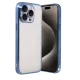 Apple iPhone 15 Pro Max Lensli Silikon - Açık Mavi