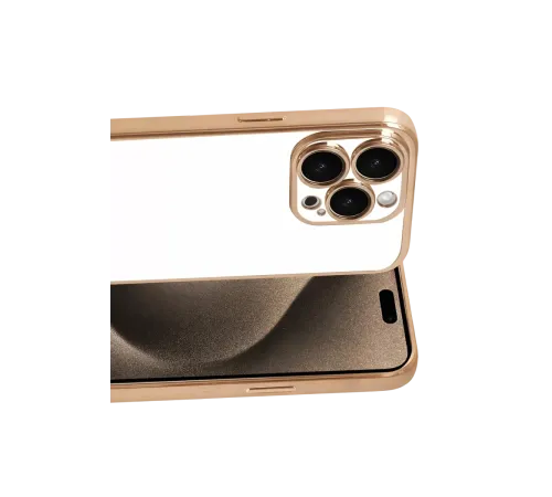 Apple iPhone 15 Pro Max Lensli Silikon - Gold