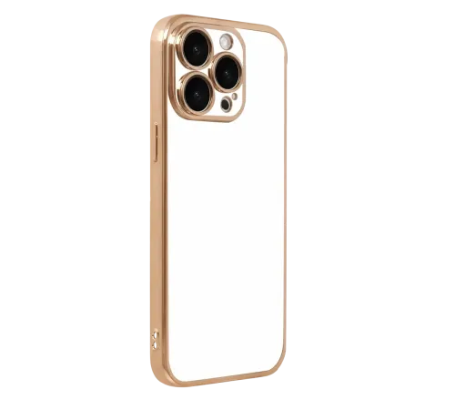 Apple iPhone 15 Pro Max Lensli Silikon - Gold