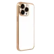 Apple iPhone 15 Pro Max Lensli Silikon - Gold