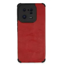 Xiaomi Mi 13 Pro Kılıf Loop Deri Silikon - Kırmızı