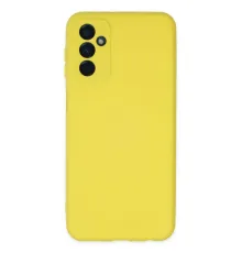 Samsung Galaxy M23 Kılıf Nano içi Kadife Silikon - Sarı