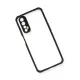 Realme 7 Kılıf Miami Şeffaf Silikon - Siyah